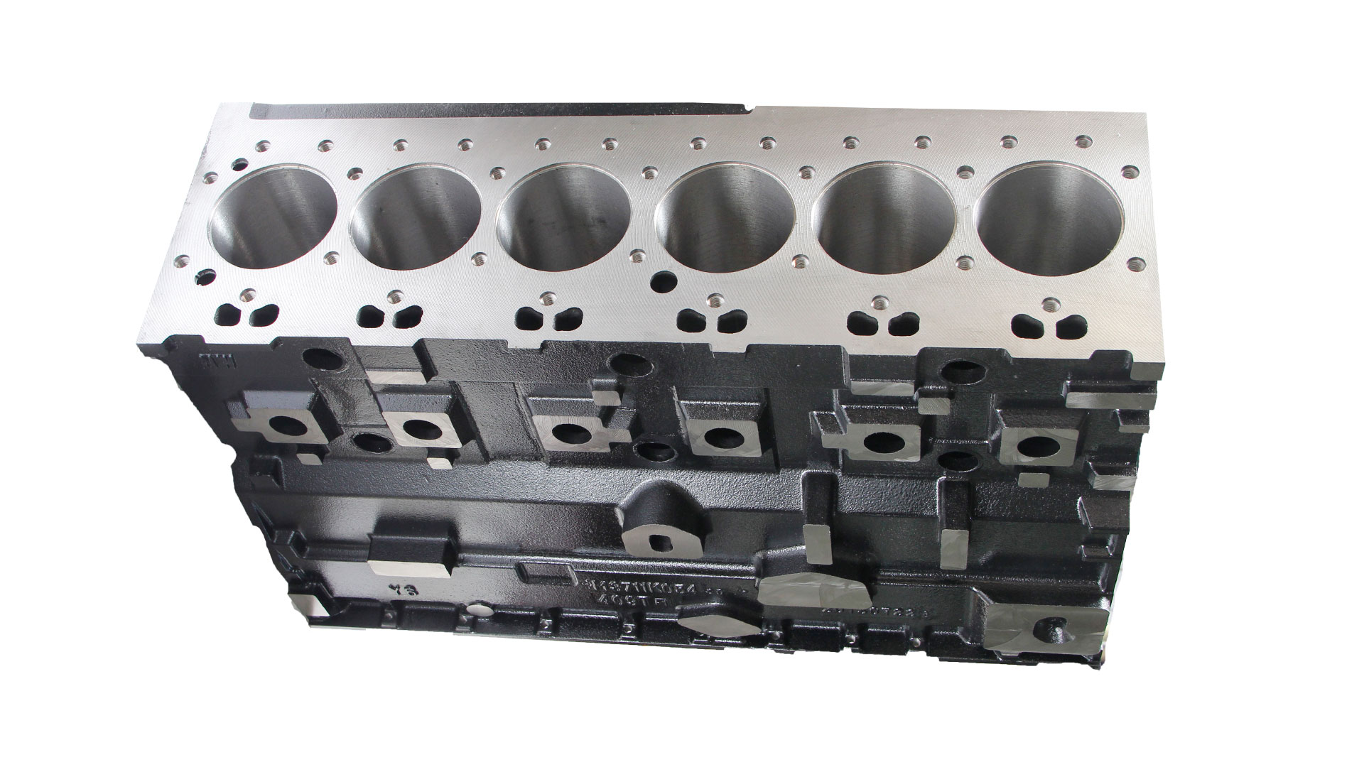 Six-cylinder block